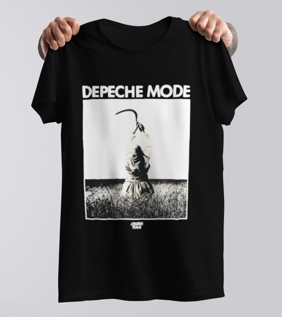 Depeche Mode A Broken Frame Album Wheat Field Scythe Image T-Shirt