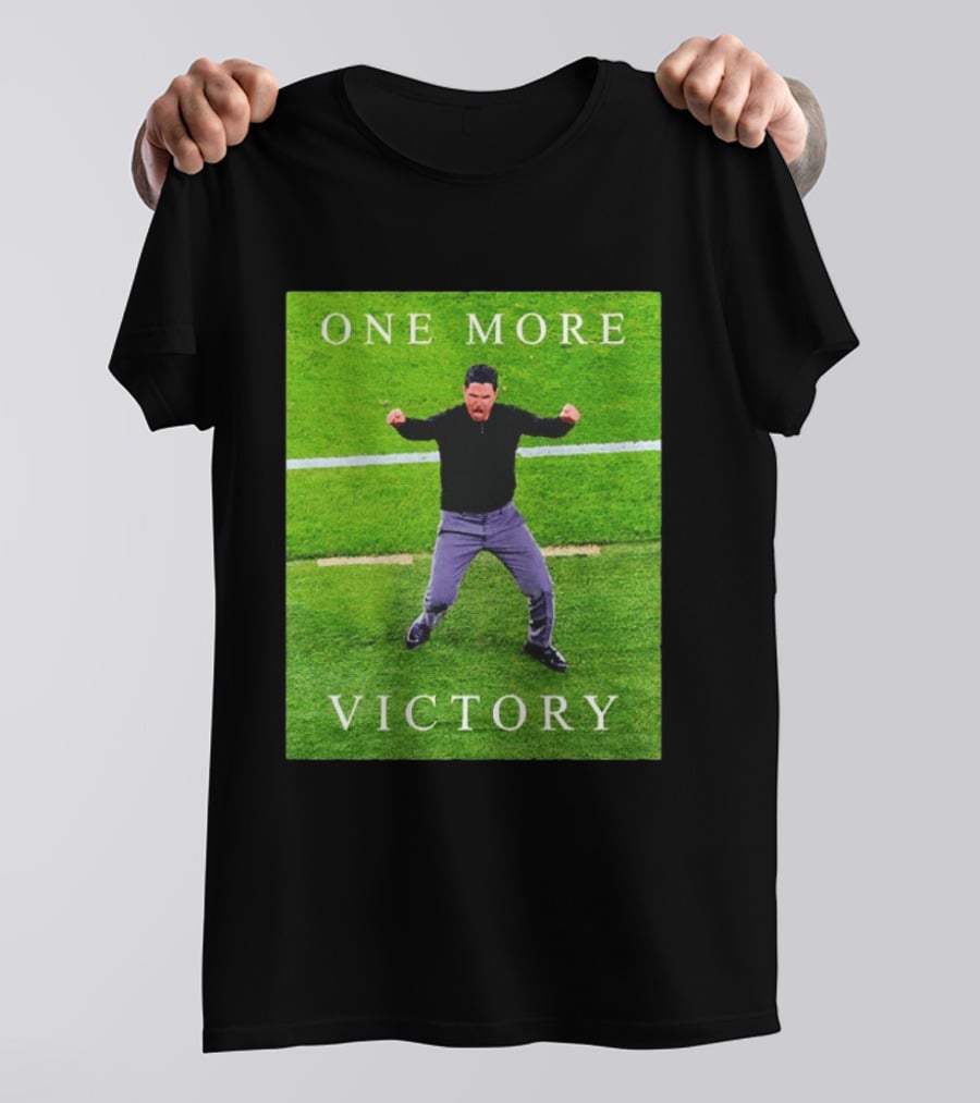 Arsenal Mikel Arteta One More Victory Celebration T-Shirt