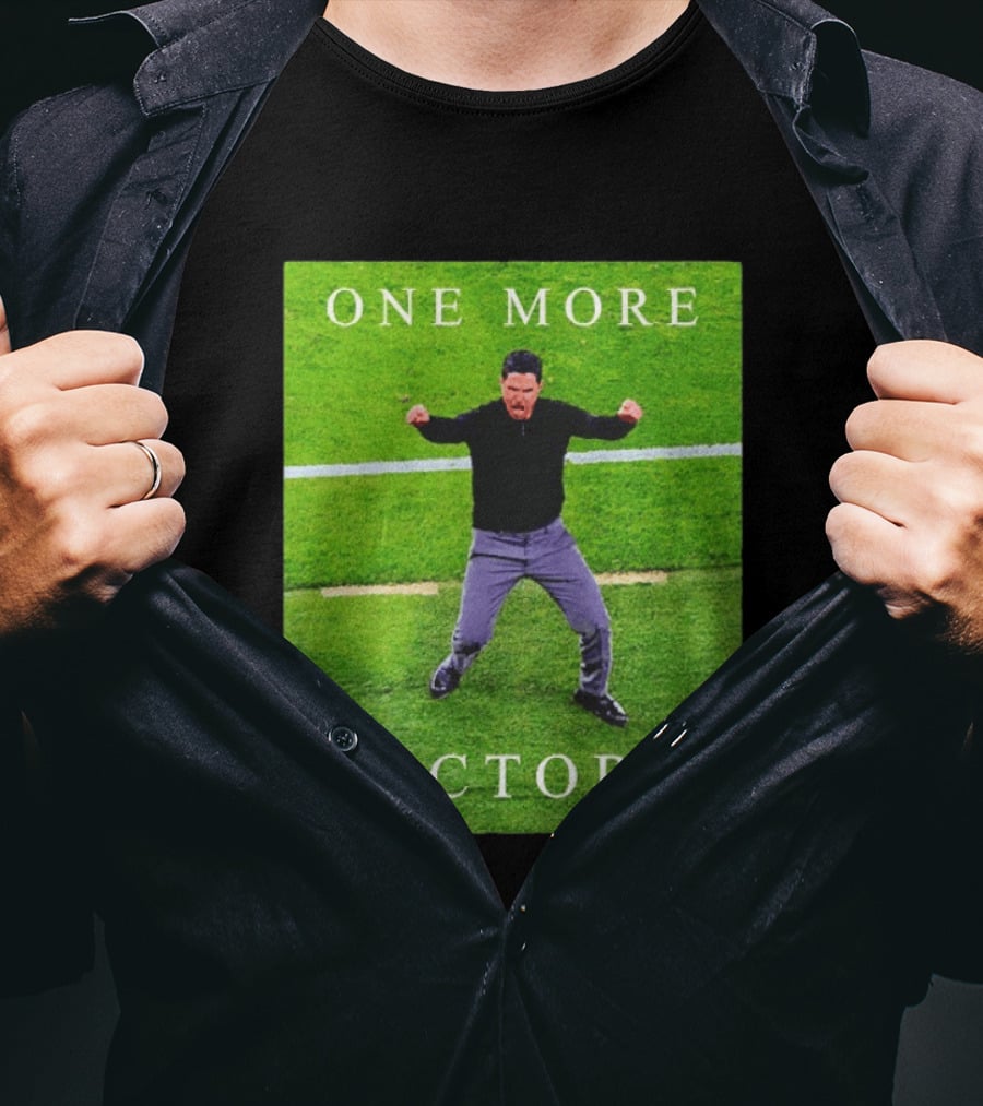 Arsenal Mikel Arteta One More Victory Celebration T-Shirt