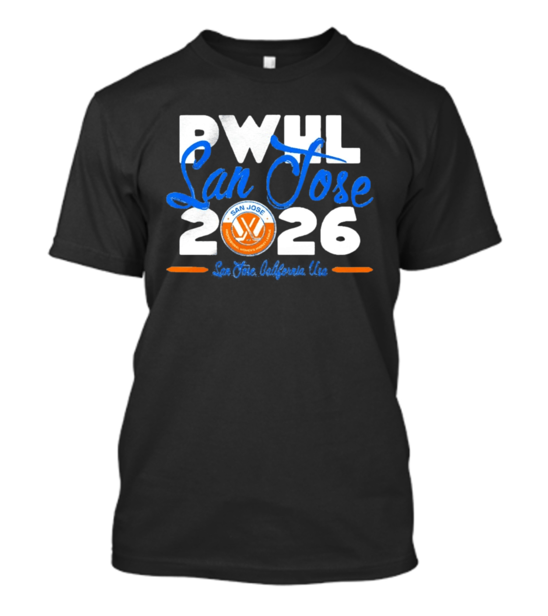PWHL San Jose 2026 Professional Women's Hockey League California USA T-Shirt