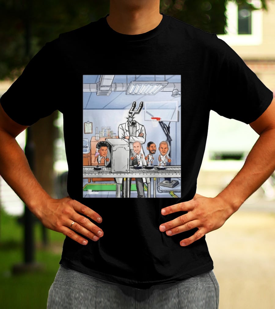 San Antonio Spurs Factory Laboratory Producing Star Players T-Shirt