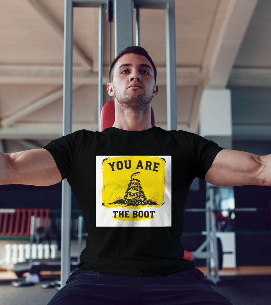 You Are The Boot ICE Gadsden Snake Yellow T-Shirt