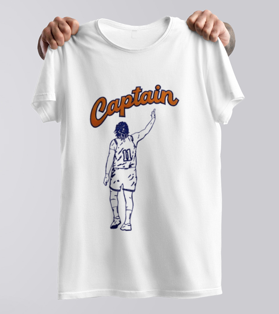 Allan Houston Number 11 New York Knicks Captain Basketball Madison Square Garden NBA T-Shirt