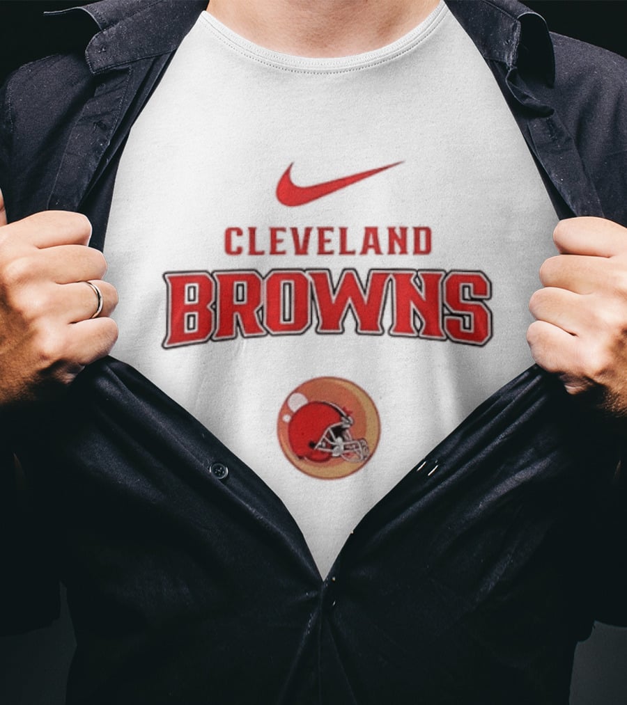 Cleveland Browns Nike Goku Dragon Ball Z Two Sided T-Shirt