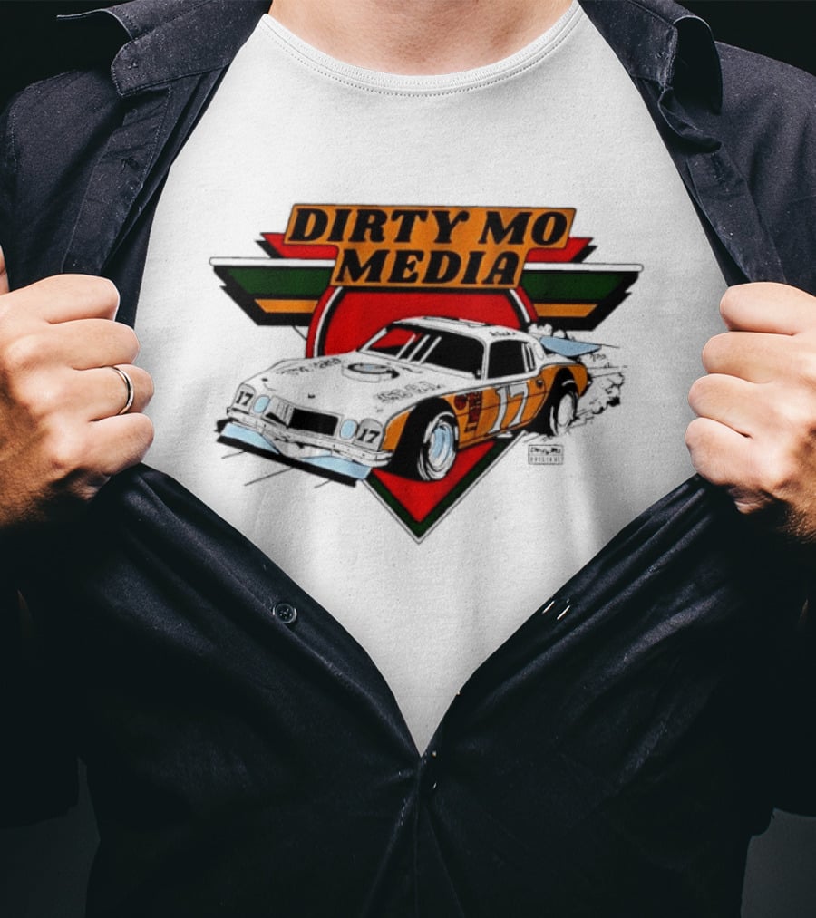 Dirty Mo Media NASCAR Stock Car Dale Earnhardt Jr. Original 17 350 CI T-Shirt