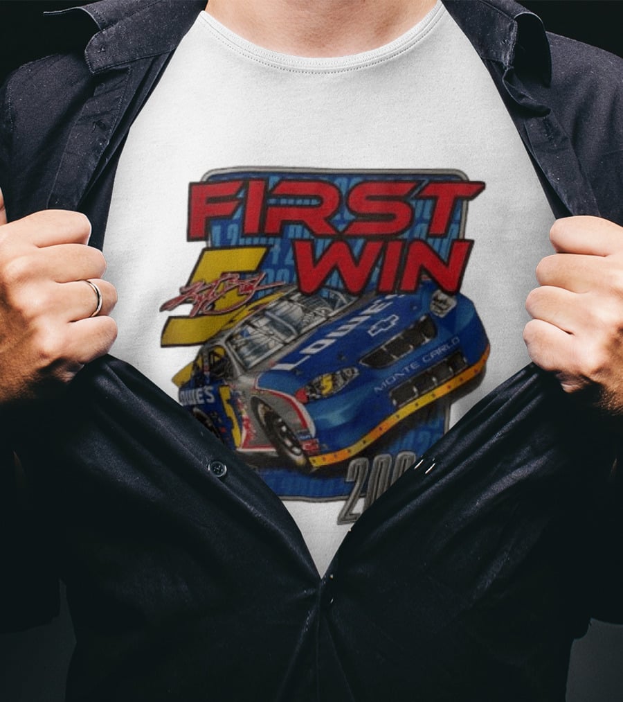 First Win 2004 Jimmie Johnson Lowe's Monte Carlo Hendrick Motorsports T-Shirt