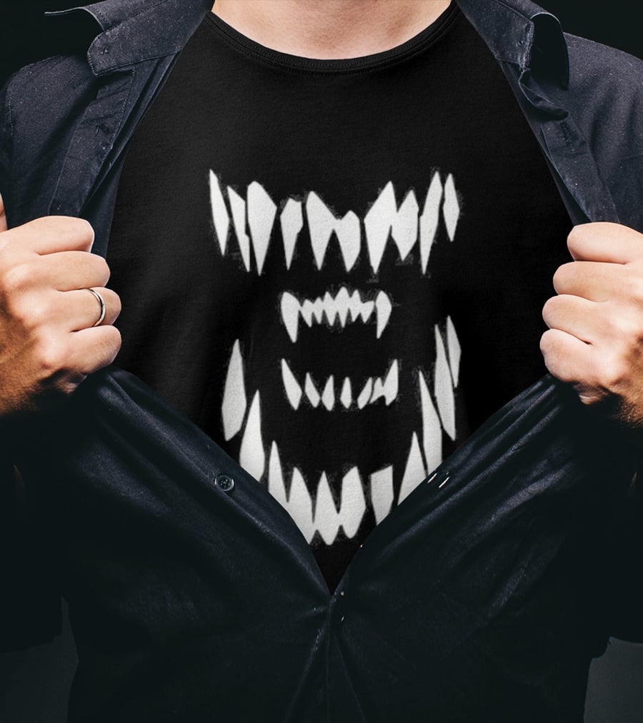 Alien It Takes Two To Mangle Iconic Zigzag T-Shirt
