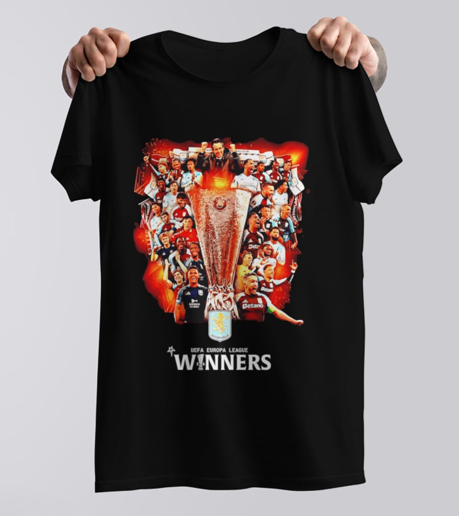 Aston Villa UEFA Europa League 2026 Istanbul Final Champions T-Shirt