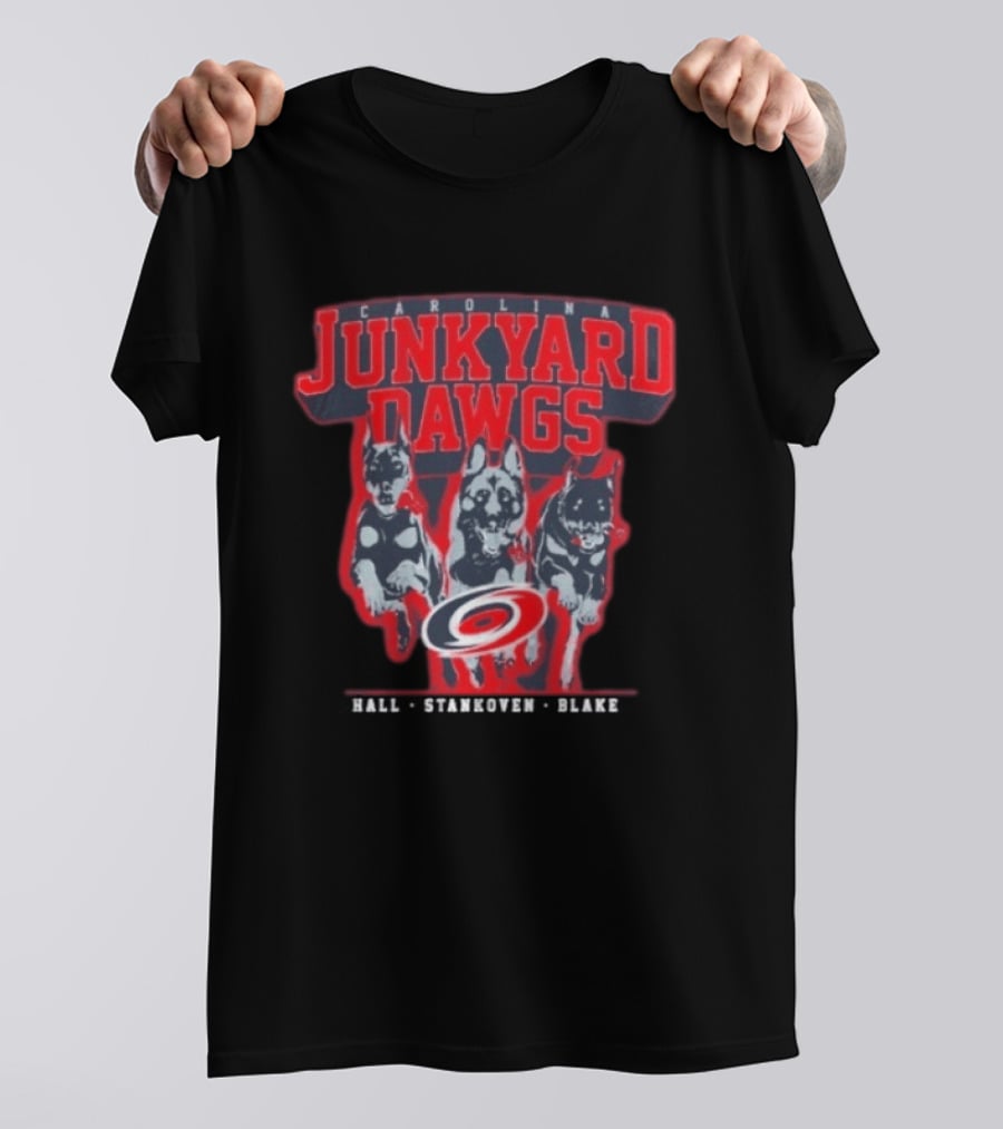 Carolina Junkyard Dawgs Hall Stankoven Blake Hurricanes T-Shirt
