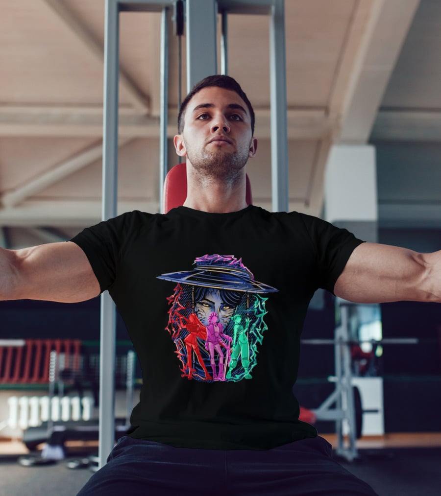 Original Hunt In Kpop Demon Huntrix Neon Warrior Trio T-Shirt