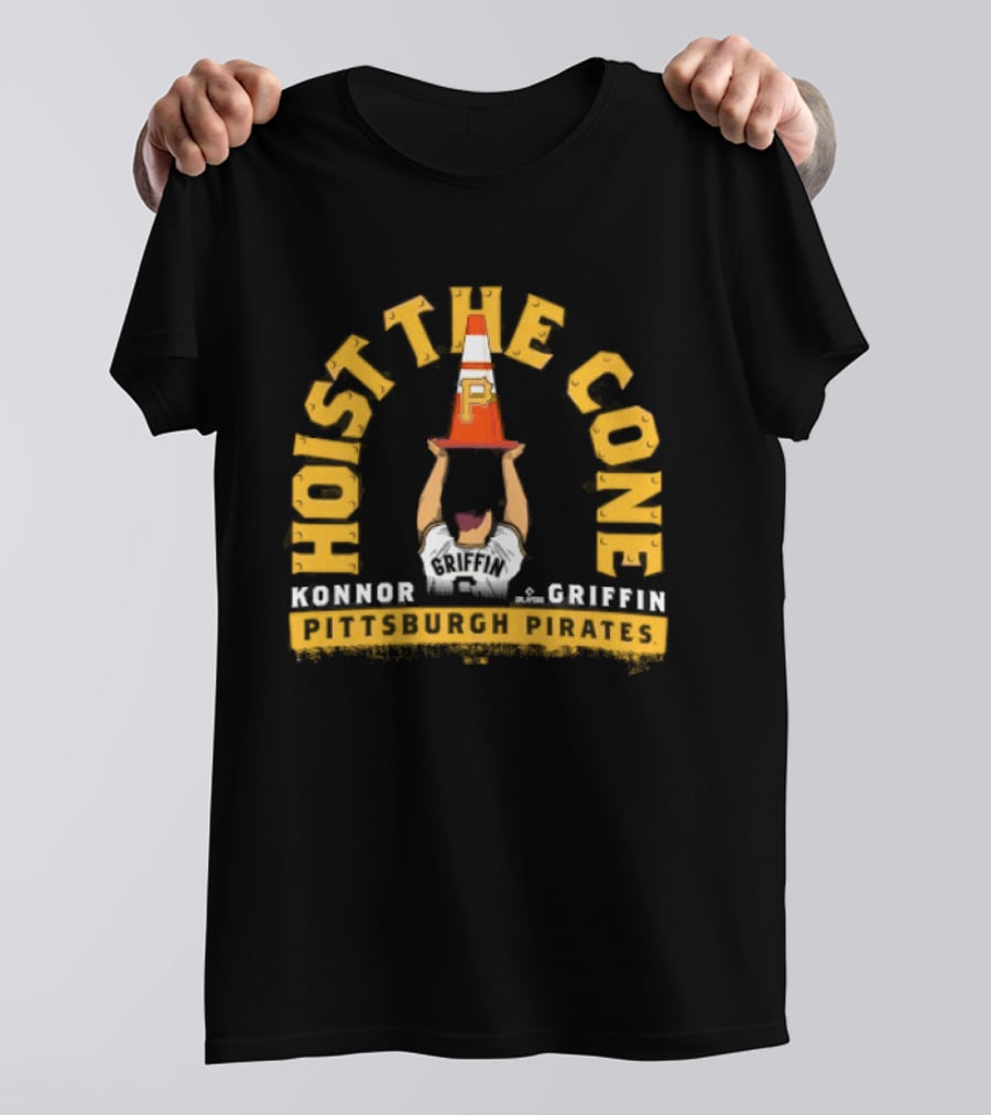 Pittsburgh Pirates Konnor Griffin Hoist The Cone MLB Baseball T-Shirt