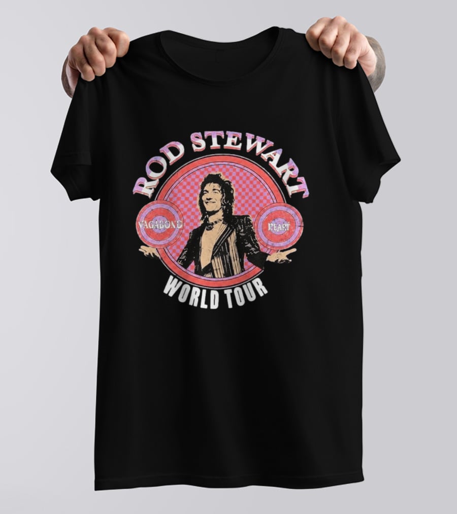 Rod Stewart Vagabond Heart World Tour T-Shirt