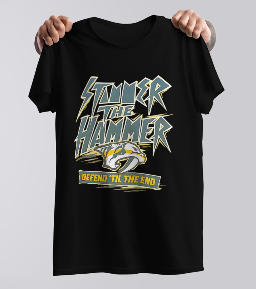 Stunner The Hammer Defend 'Til The End Predators T-Shirt