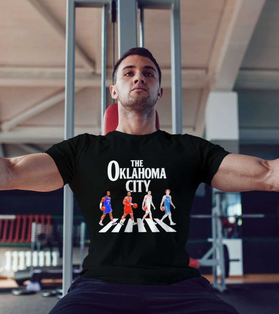 The Oklahoma City Players Abbey Road Basketball T-Shirt