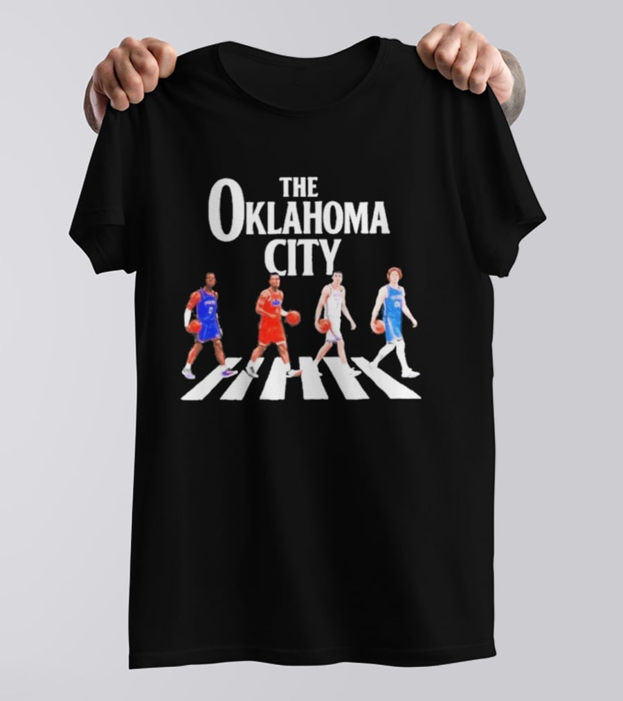 The Oklahoma City Players Abbey Road Basketball T-Shirt