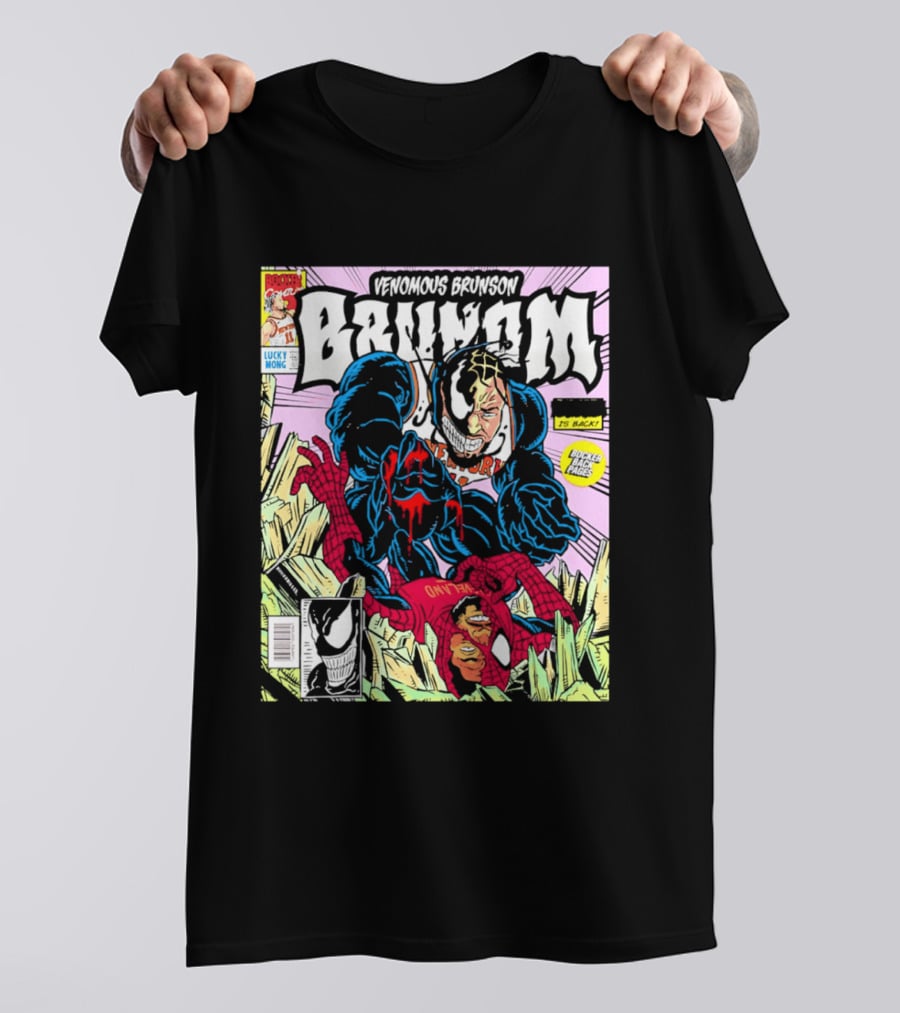 Venomous Brunson Lethal Protector Comic Cover New York Knicks T-Shirt