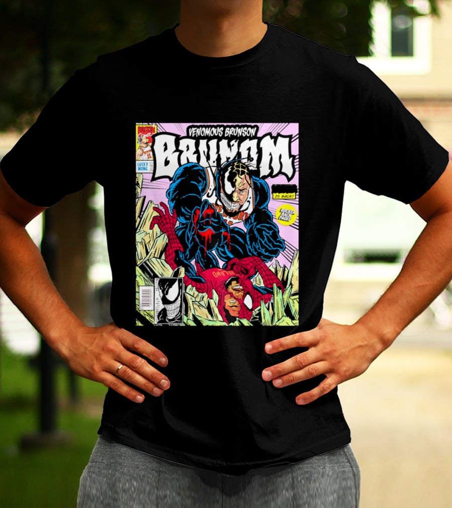 Venomous Brunson Lethal Protector Comic Cover New York Knicks T-Shirt