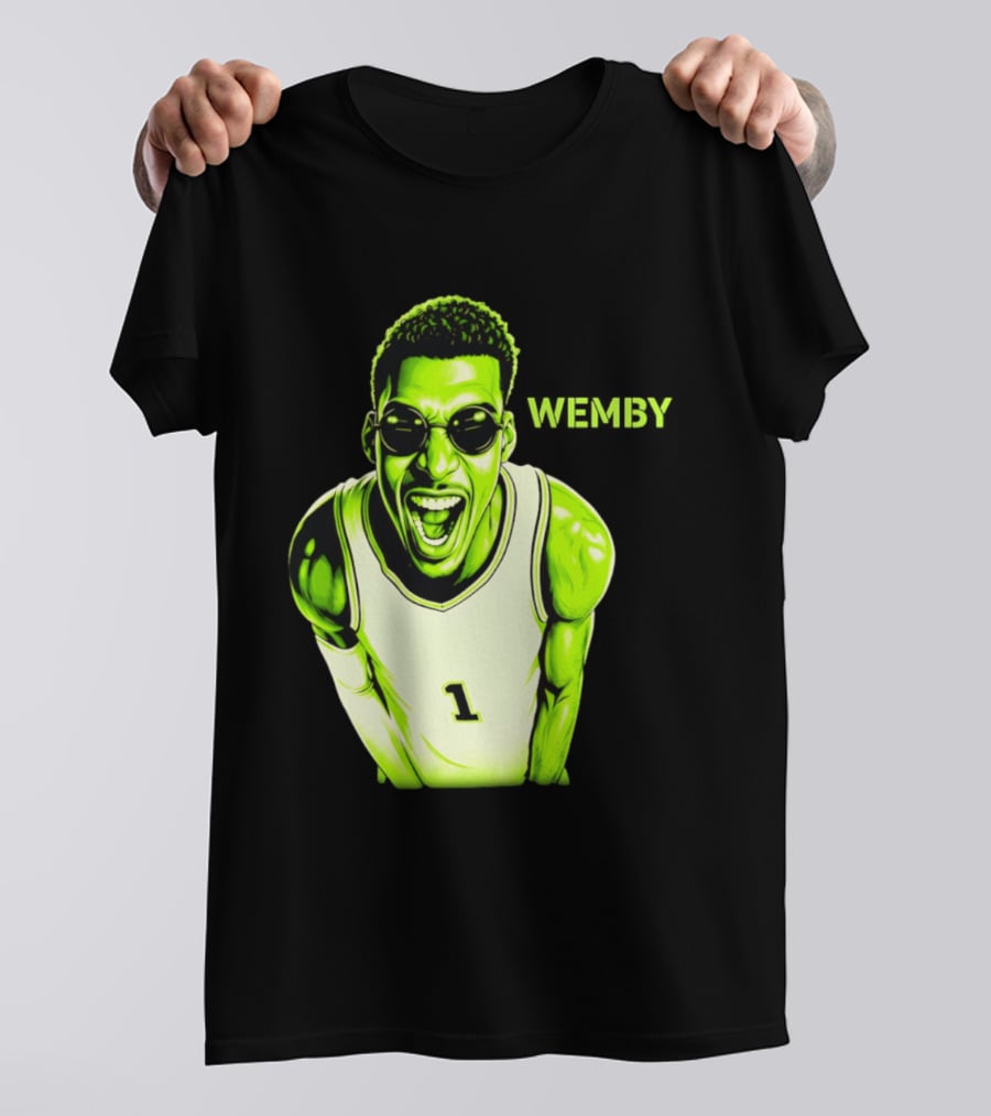 Victor Wembanyama Wemby San Antonio Spurs Alien Basketball Player 1 T-Shirt