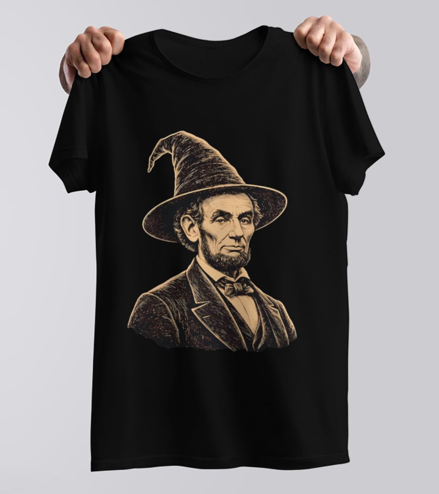 Abraham Lincoln Wizard Hat T-Shirt