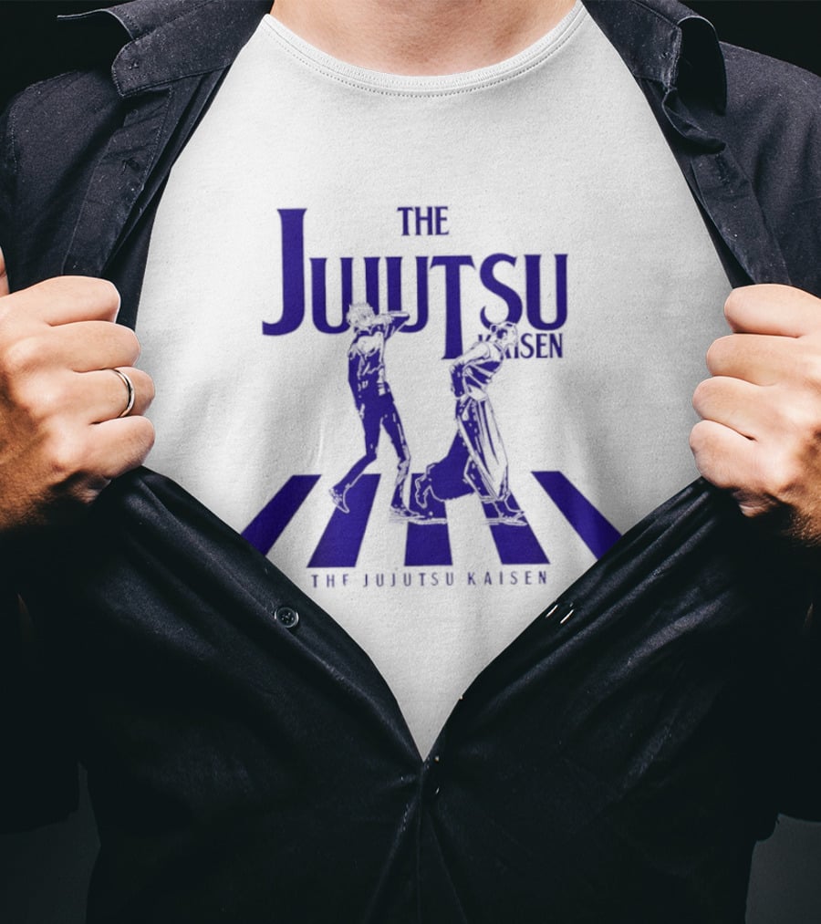 The Jujutsu Kaisen Frienda Satoru Gojo Suguru Abbey Road 2026 T-Shirt