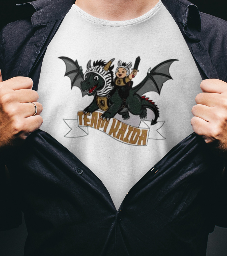 Vegas Golden Knights NHL Team Fear The Knight Kaida Baby Dragon T-Shirt
