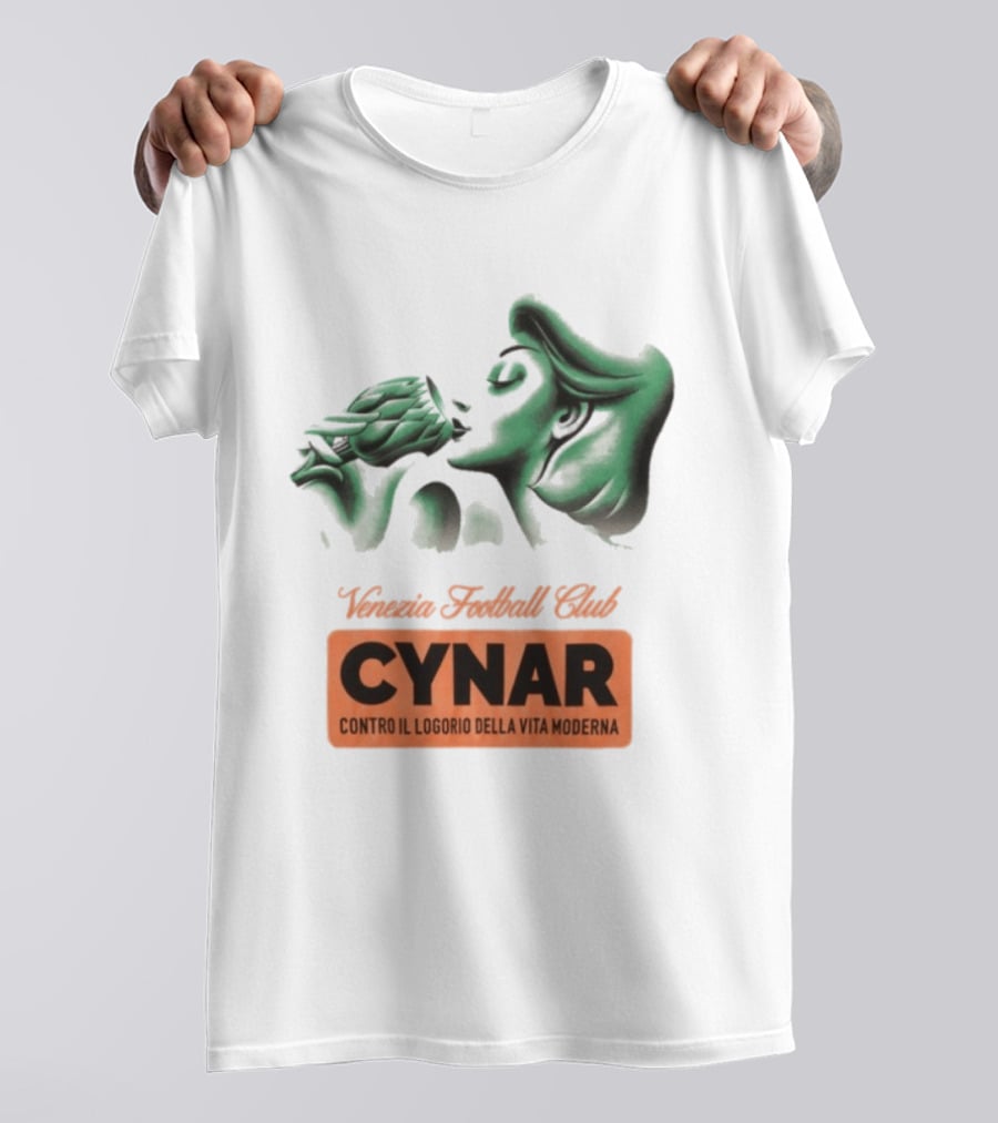Venezia Football Club Cynar Contro Il Logorio Della Vita Moderna Artichoke Head T-Shirt