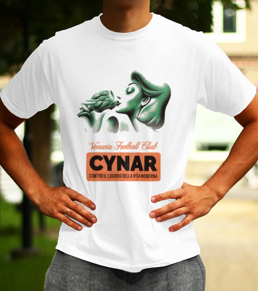 Venezia Football Club Cynar Contro Il Logorio Della Vita Moderna Artichoke Head T-Shirt