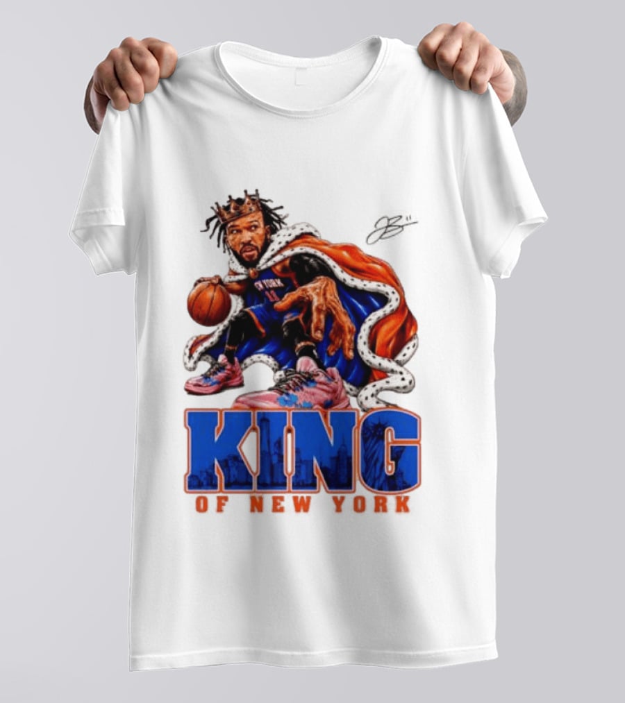 Jalen Brunson 2026 King Of New York Knicks NBA Basketball T-Shirt
