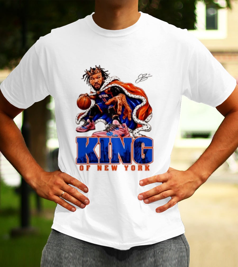 Jalen Brunson 2026 King Of New York Knicks NBA Basketball T-Shirt