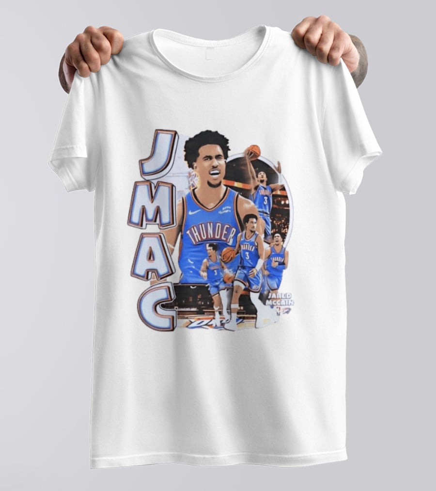 Jared McCain J MAC Oklahoma City Thunder NBA T-Shirt