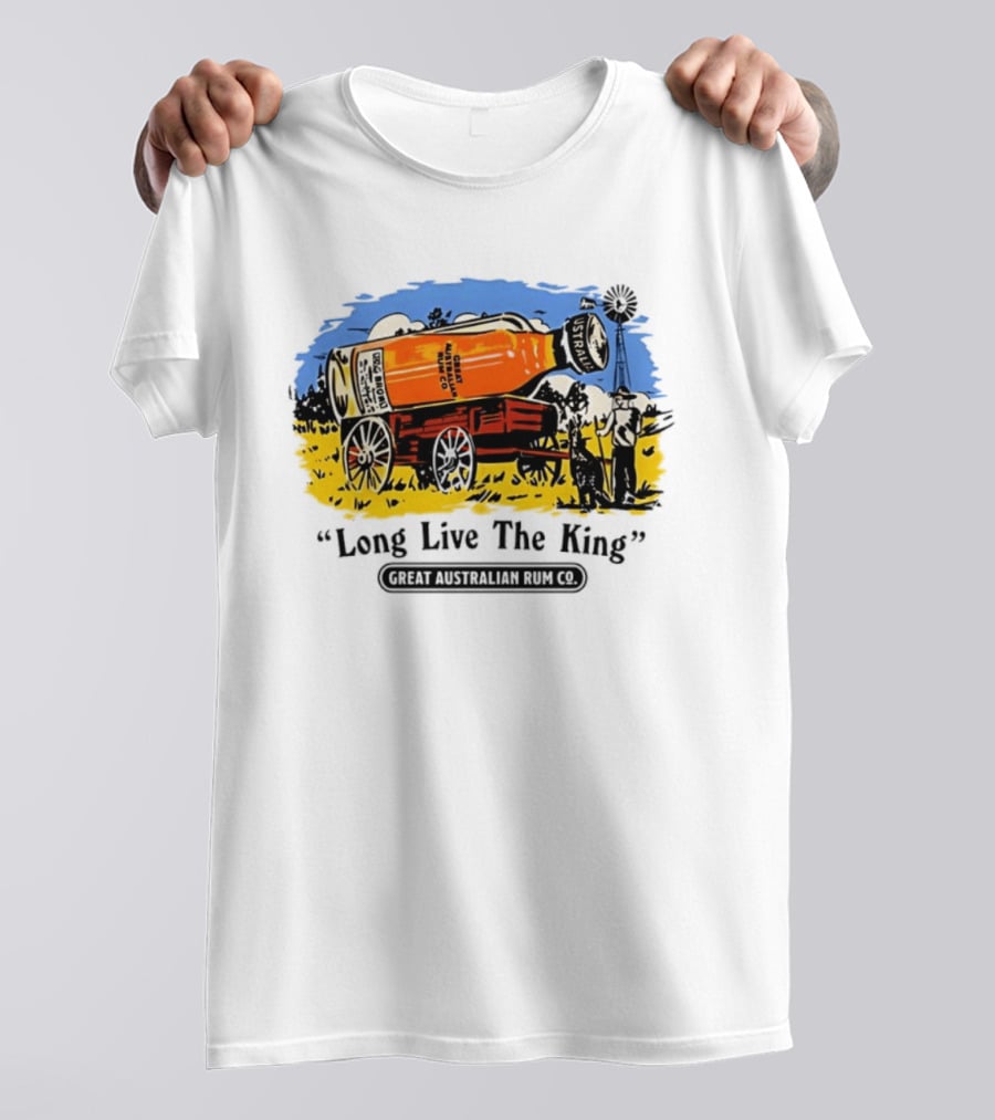 Long Live The King Sriracha Hot Sauce Australia Country T-Shirt