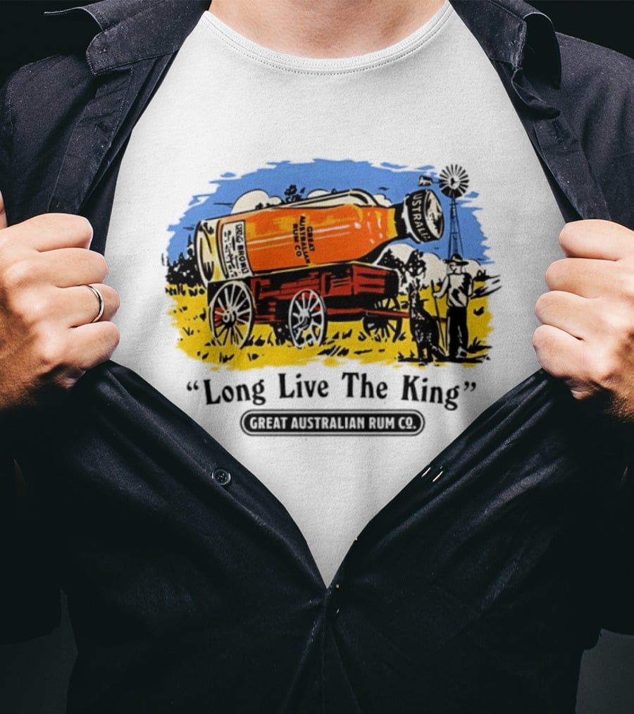 Long Live The King Sriracha Hot Sauce Australia Country T-Shirt