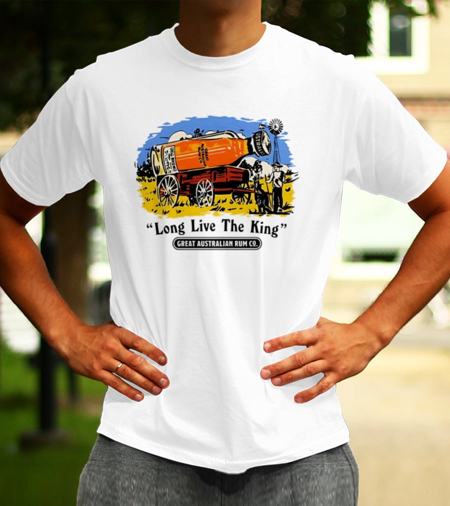 Long Live The King Sriracha Hot Sauce Australia Country T-Shirt
