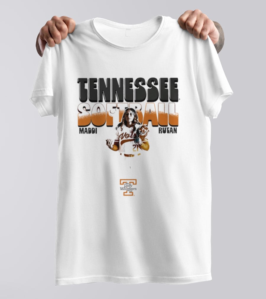 Tennessee Vols Maddi Rutan Softball Player Pose T-Shirt