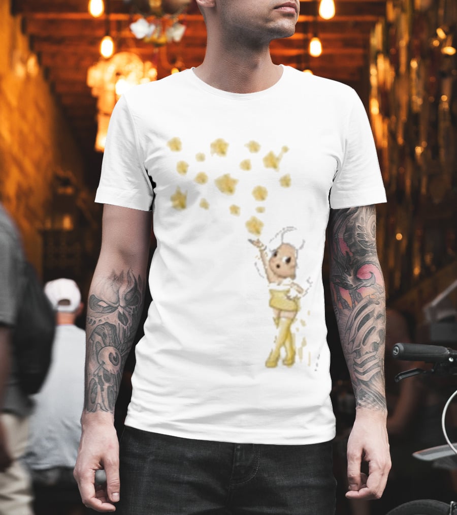 Mainfactor Xoxo Your All Star Cheerful Character With Yellow Confetti T-Shirt