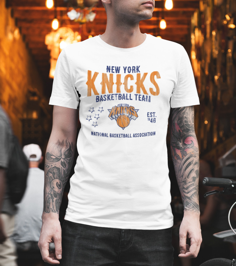 New York Knicks Basketball Team National Basketball Association Est 1946 T-Shirt