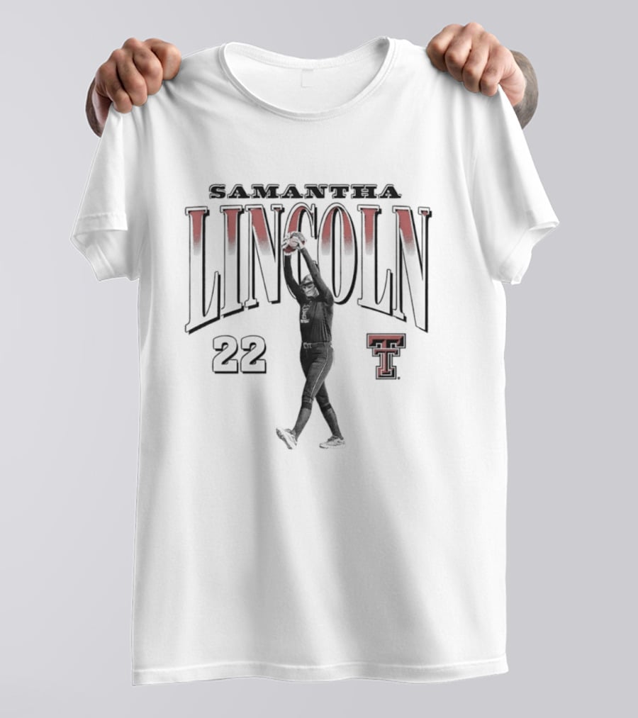 Samantha Lincoln 22 Texas Tech Softball T T-Shirt