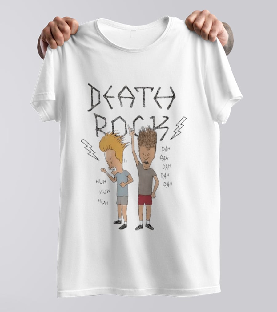 Beavis And Butt Head Death Rock Huh Dah T-Shirt