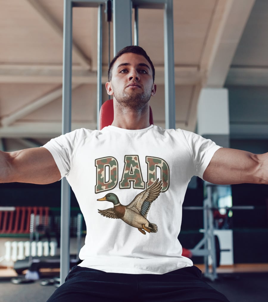 Dad Camo Duck Hunter T-Shirt