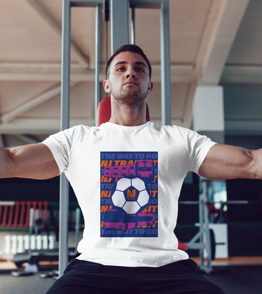 NJ Transit Soccer Transit The Way To Go T-Shirt