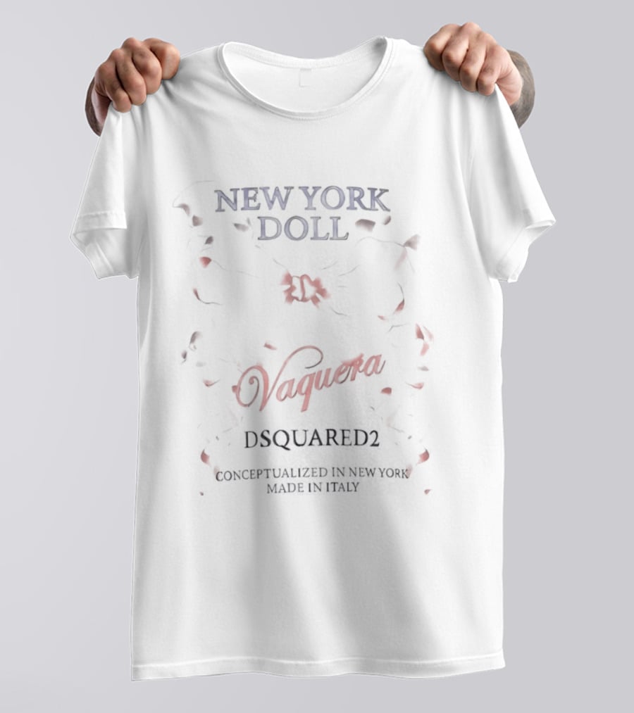 New York Doll Vaquera Dsquared2 Conceptualized Made In Italy T-Shirt