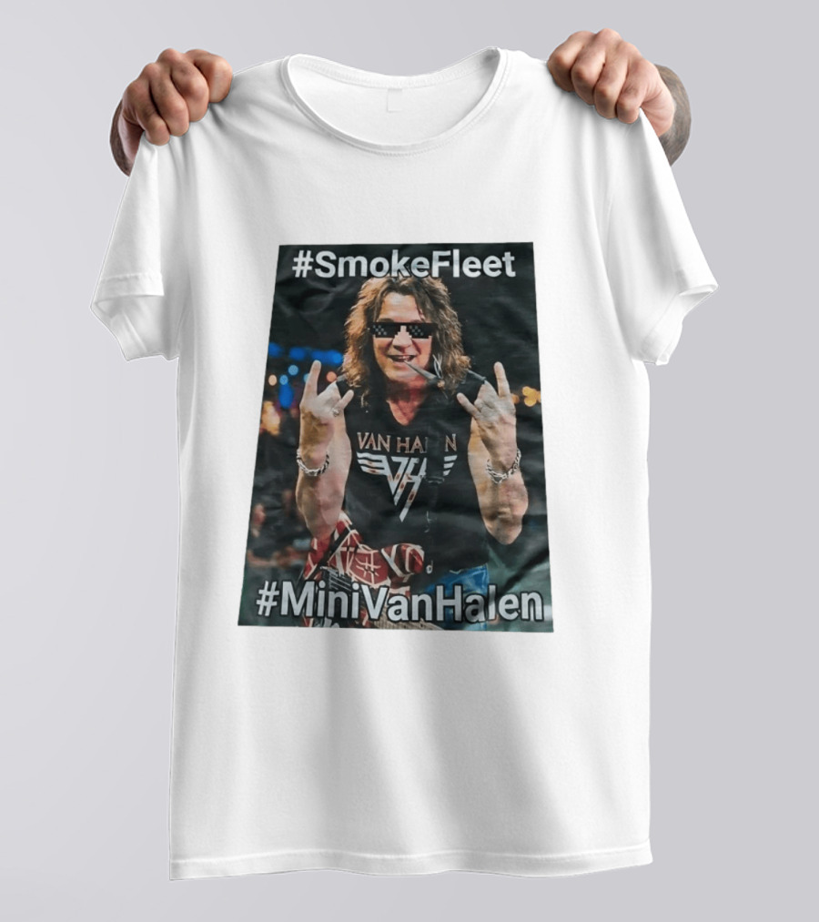 #SmokeFleet Van Halen MiniVanHalen Retro Rock T-Shirt