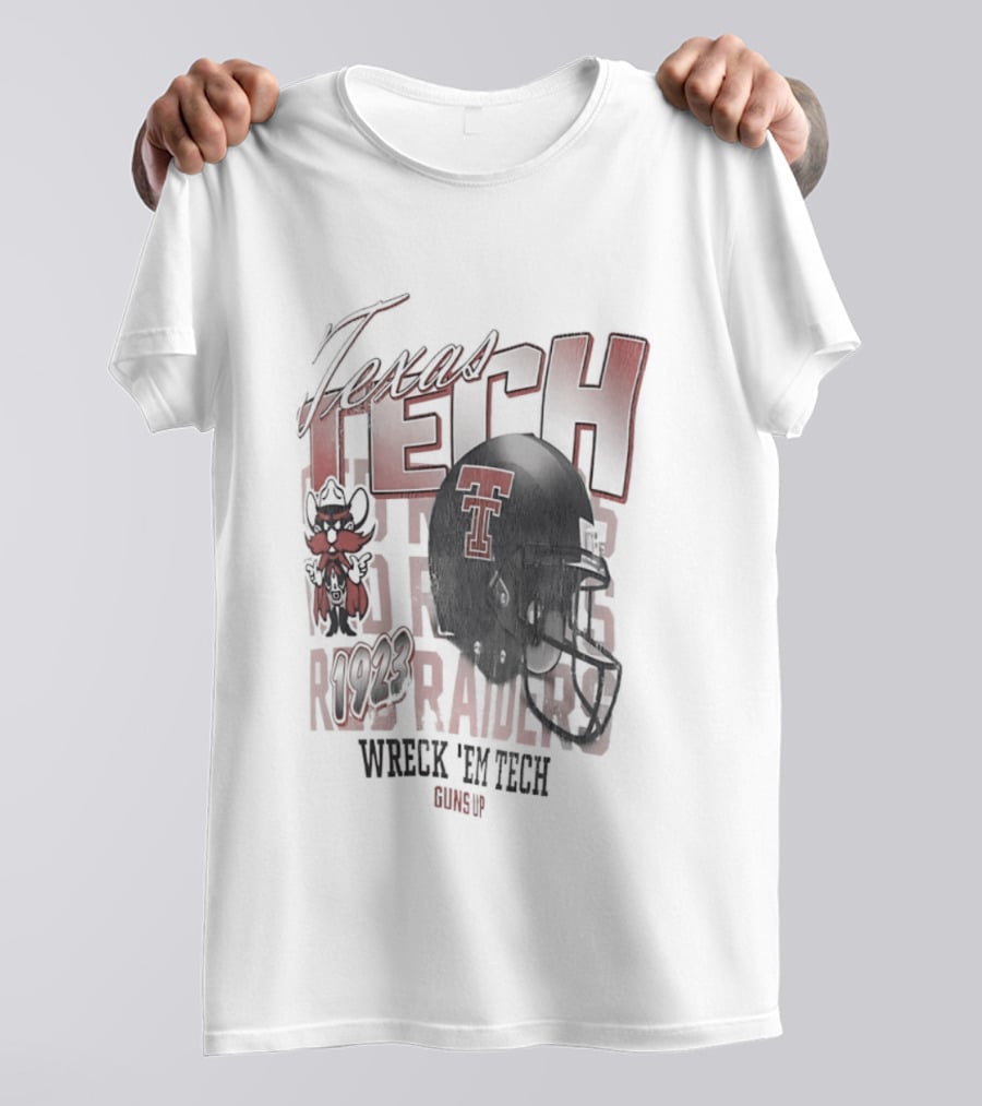 Texas Tech Red Raiders Raider Red Wreck Em Tech Since 1923 T-Shirt
