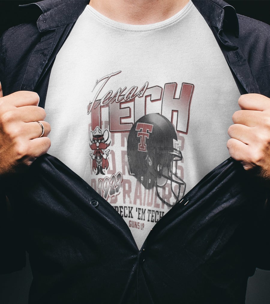 Texas Tech Red Raiders Raider Red Wreck Em Tech Since 1923 T-Shirt