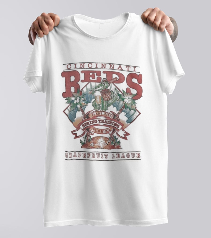 Cincinnati Reds Florida Spring Training Grapefruit League MLB Plant City T-Shirt