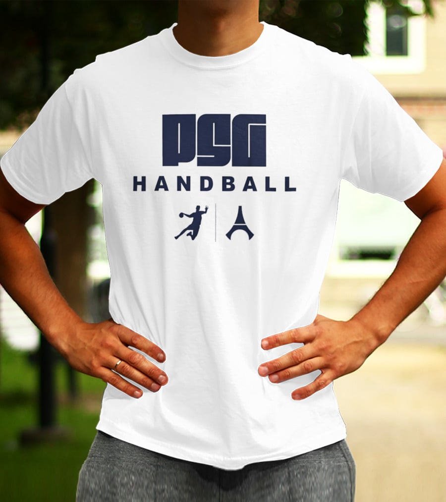 PSG Handball Paris France Eiffel Tower Player T-Shirt