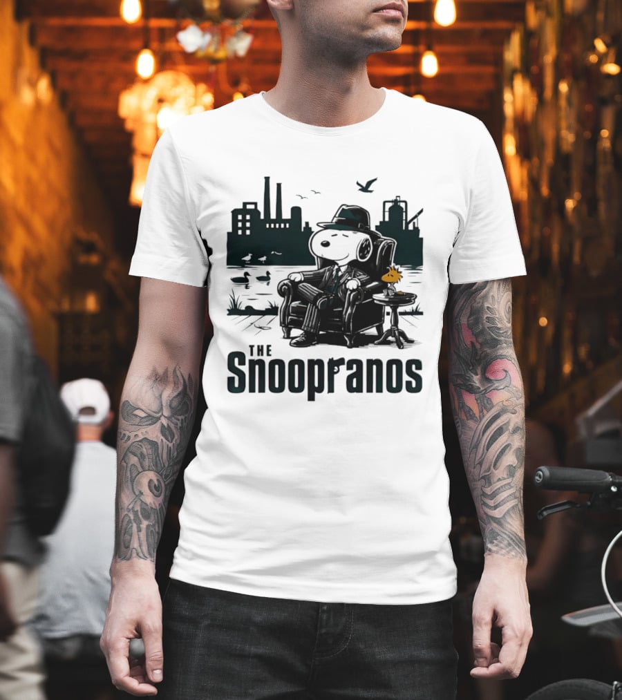 The Snoopranos Snoopy Woodstock Peanuts Mafia T-Shirt