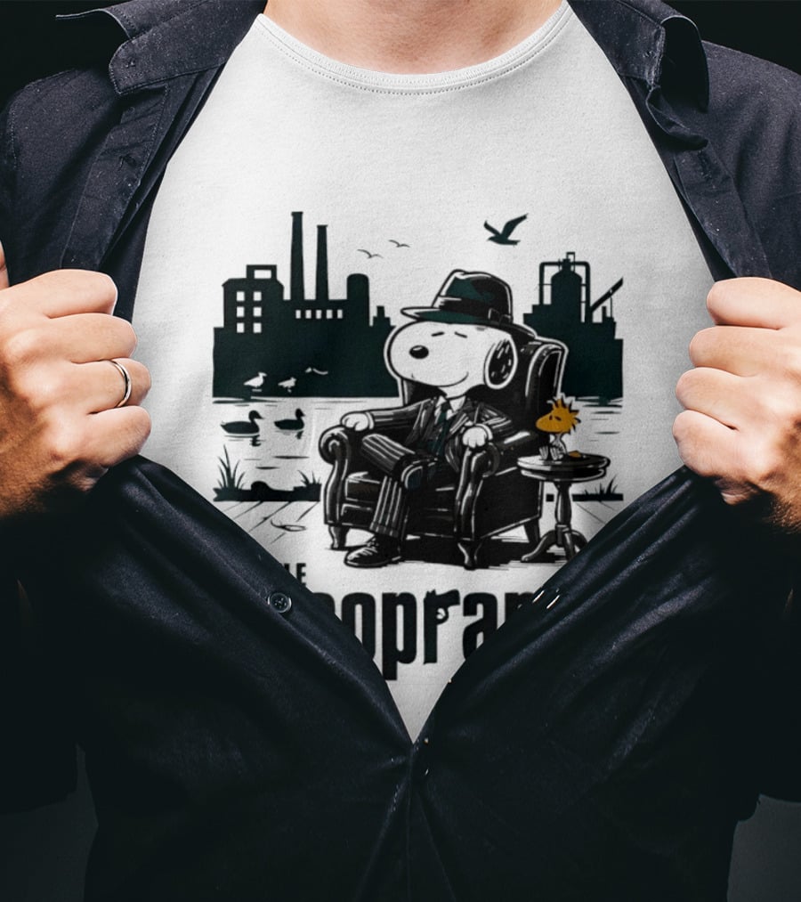 The Snoopranos Snoopy Woodstock Peanuts Mafia T-Shirt