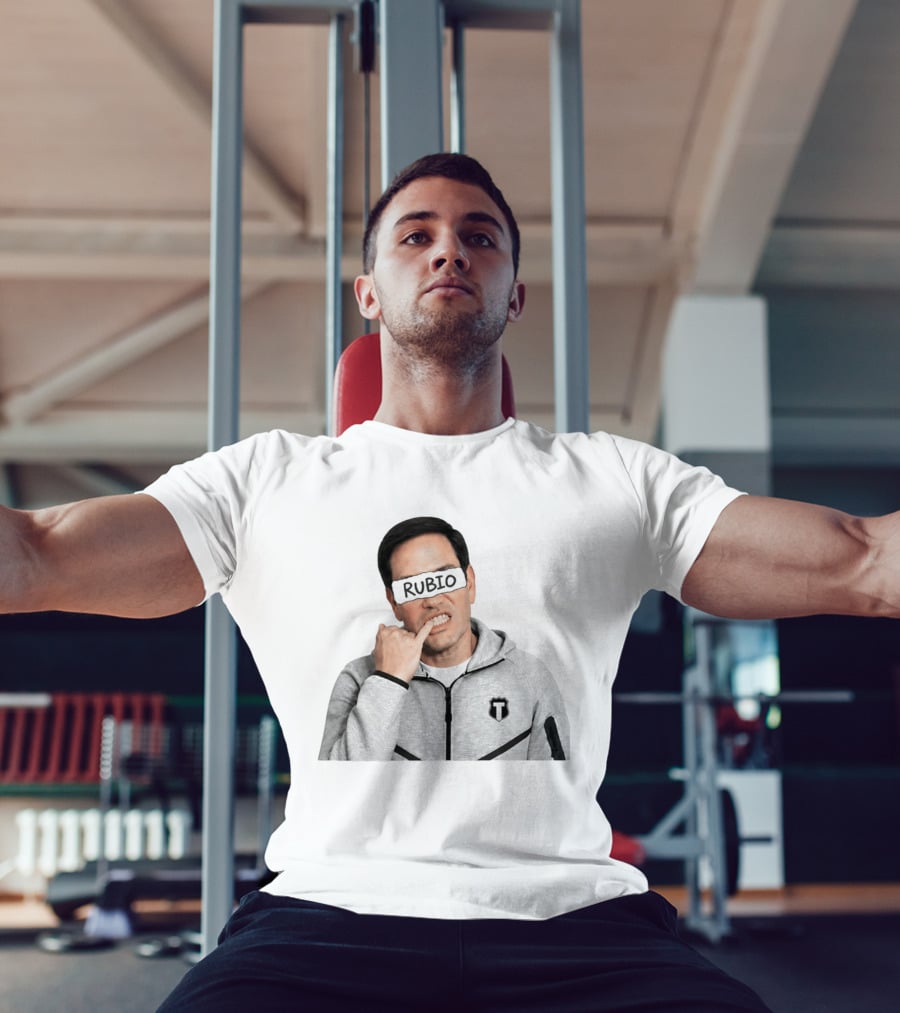 Rubio Parody Finger Gesture T-Shirt