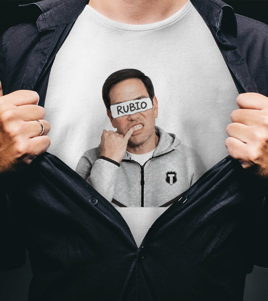 Rubio Parody Finger Gesture T-Shirt